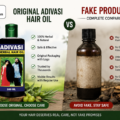 original Adivasi hair oil with fake products