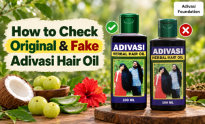 Original & Fake Adivasi Hair Oil